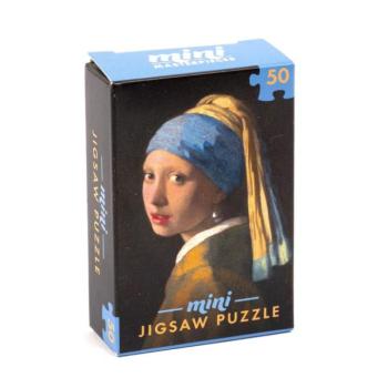 Mini Masterpieces kirakós: A Leány gyöngy fülbevalóval kép