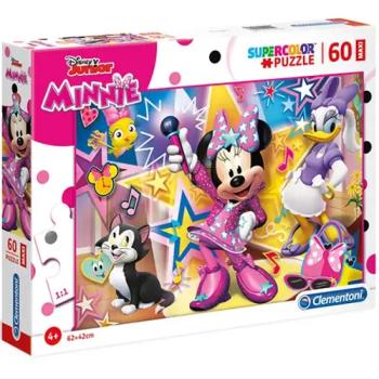 Minnie egér és boldog segítői Supercolor Maxi puzzle 60db-os - Clementoni kép
