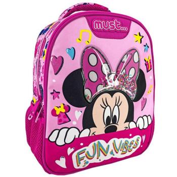 Minnie egér Fun Vibes 3D mintás ovis hátizsák 27x10x31cm kép