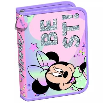 Minnie egér pasztell színű kihajtható tolltartó 21x14x3,5cm kép