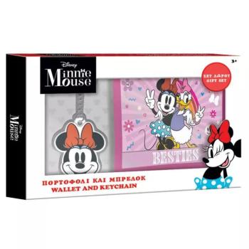 Minnie egér pénztárca kulcstartóval ajándékcsomag kép