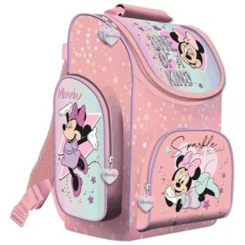 Minnie egér rózsaszín anatómiai iskolatáska, hátizsák 35x25x15cm kép