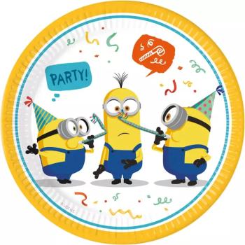 Minyonos parti papírtányér 8db-os szett kép