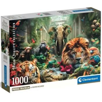 Misztikus dzsungel 1000 db-os HQC puzzle poszterrel - Clementoni kép