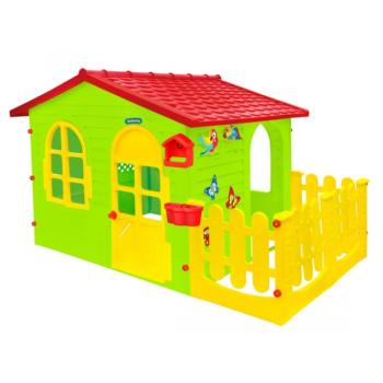Mochtoys: Kerti házikó kerítéssel - zöld kép