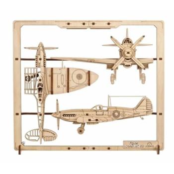 UGEARS Model Fighter Aircraft 2.5D Puzzle kép