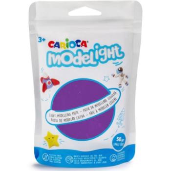 Modelight 50g-os lila gyurma - Carioca kép