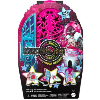 Monster High: Szörnyen jóbarátok titkai – Rémes nyomozás Hauntlywood titkok Catty Noir baba - Mattel kép