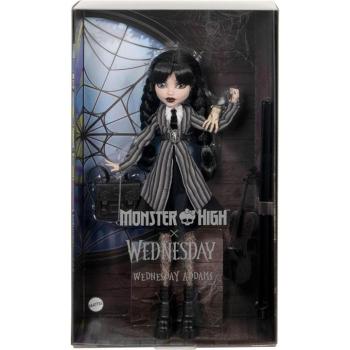 Monster High X Wednesday: Wednesday Addams baba - Mattel kép