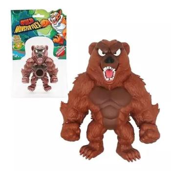 Monsterflex Vadállatok - nyújtható figura: Grizz Lee - medve