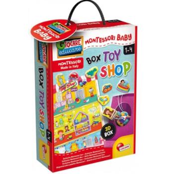 Montessori: Baby Box készségfejlesztő formaillesztő puzzle - Lisciani kép