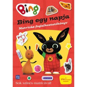 Móra: Bing egy napja matricás foglalkoztatókönyv kép