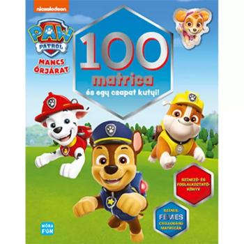 Móra: Mancs Őrjárat - 100 matrica és egy csapat kutyi! foglalkoztató könyv kép
