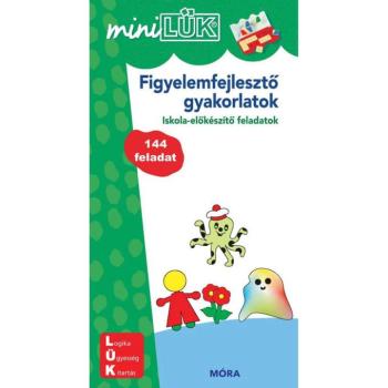 Móra: miniLÜK Figyelemfejlesztő gyakorlatok - Iskola előkészítő feladatok kép