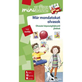 Móra: miniLÜK Már mondatokat olvasok - Olvasási képességfejlesztő játékok 1–2. osztály kép
