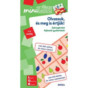 Móra: miniLÜK Olvassuk, és meg is értjük! - Szövegértést fejlesztő gyakorlatok kép