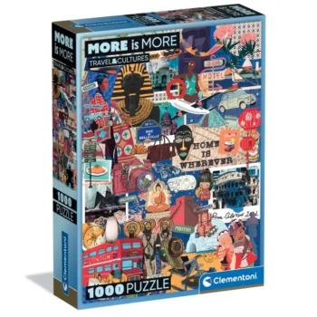 More is More: Utazás és kultúra 1000db-os puzzle - Clementoni kép