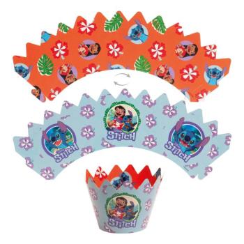 Muffin kosárkák beszúróval - Stitch 6 db kép
