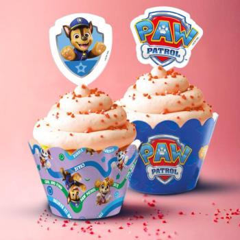 Muffin papírkosarak és beszúrók - Mancs Őrjárat 6 db