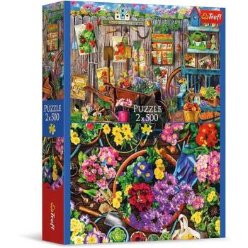 Munka a kertben 2x500db-os puzzle - Trefl kép