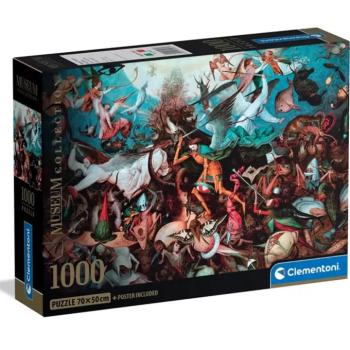 Museum Collection: Bruegel - A lázadó angyalok bukása 1000 db-os puzzle poszterrel - Clementoni kép