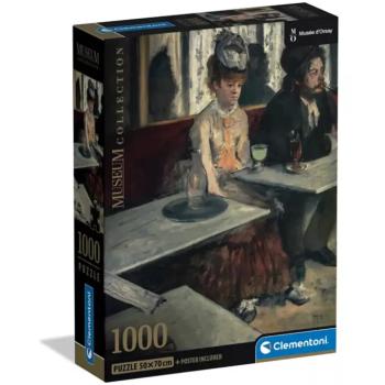 Museum Collection: Edgar Degas - Egy kávézóban 1000 db-os puzzle poszterrel - Clementoni kép