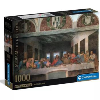 Museum Collection: Leonardo da Vinci - Az utolsó vacsora 1000 db-os puzzle - Clementoni kép