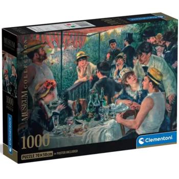 Museum Collection: Renoir - A csónakos társaság ebédje HQC 1000db-os puzzle poszterrel - Clementoni kép