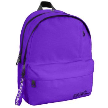 Must: Négyrekeszes lekerekített lila iskolatáska, hátizsák 32x19x42cm kép