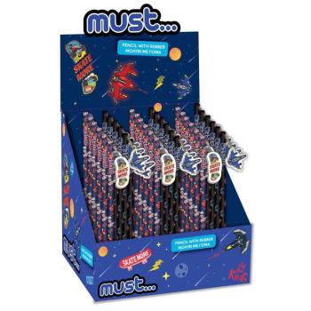 Must... Space Battle grafitceruza radírral kétféle változatban kép