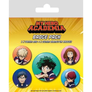 MY HERO ACADEMIA (TEAM) kitűző szett kép