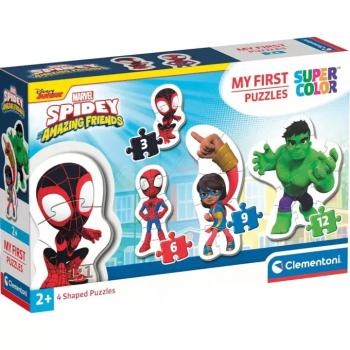 MyFirst Puzzle: 4 az 1-ben Spidey és barátai Supercolor puzzle - Clementoni kép