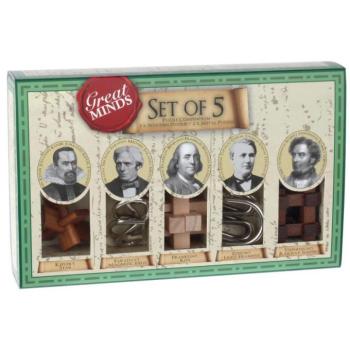 Nagy Elmék Professor Puzzle 5db-os ördöglakat szett kép