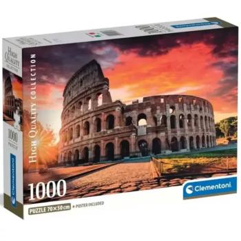 Naplemente Rómában 1000 db-os HQC puzzle poszterrel - Clementoni kép