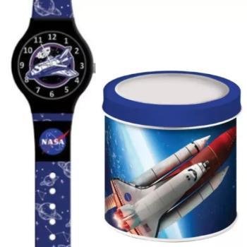 NASA analóg karóra fém díszdobozban kép
