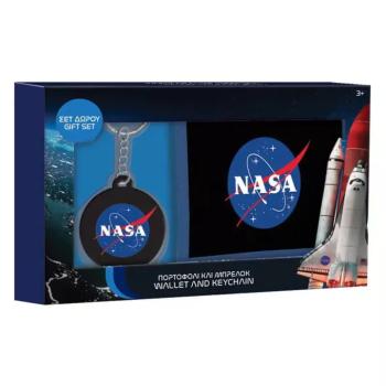 NASA pénztárca kulcstartóval ajándékcsomag kép