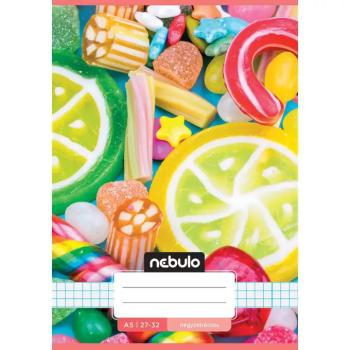 Nebulo: Candy mintás kockás füzet A/5 27-32 kép