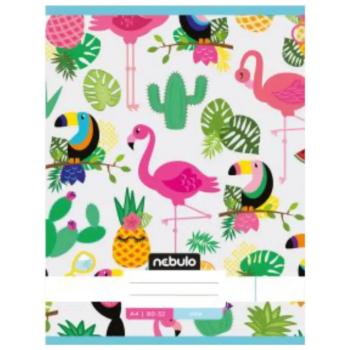 Nebulo: Flamingo és Tukán sima füzet A4 80-32 kép