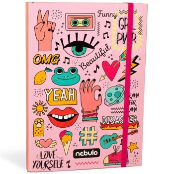 Nebulo: Füzetbox A/4-es méretben girl power kép