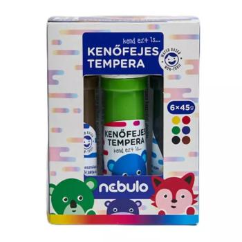 Nebulo: Kenőfejes tempera készlet 6x45ml kép