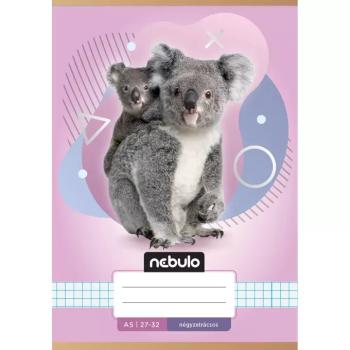 Nebulo: Koalák mintás kockás füzet A/5 27-32 kép