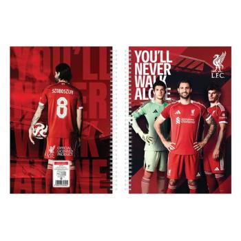 Nebulo: Liverpool Spirálfüzet kockás 60 lapos A/4-es 1db kép