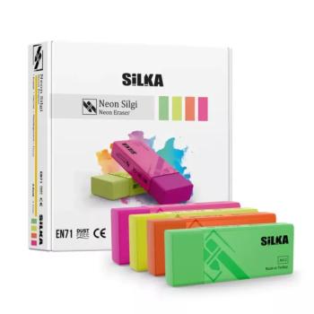 Nebulo: Silka radír - neon színekben 1db kép