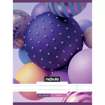 Nebulo: Színes gömbök vonalas füzet 81-32 A/4 kép