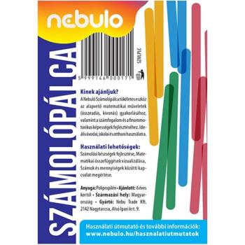 Nebulo: Színes számolópálca 40db-os kép