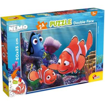 Némó nyomában 2 az 1-ben 24db-os puzzle és színező 50x35cm - Lisciani kép