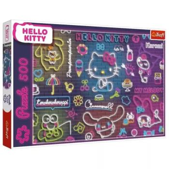 Neon Hello Kitty 500db-os puzzle - Trefl kép