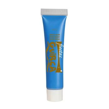 Neon kék arcfesték tubusban 10 ml