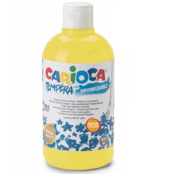 Neon sárga színű tempera 500ml - Carioca kép
