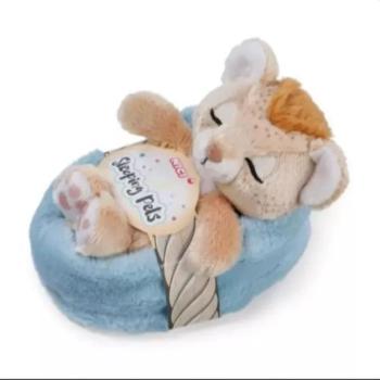 Nici: Alvó oroszlán plüssfigura kosárban - 12 cm kép